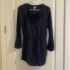 Hinge tunic with arrow print